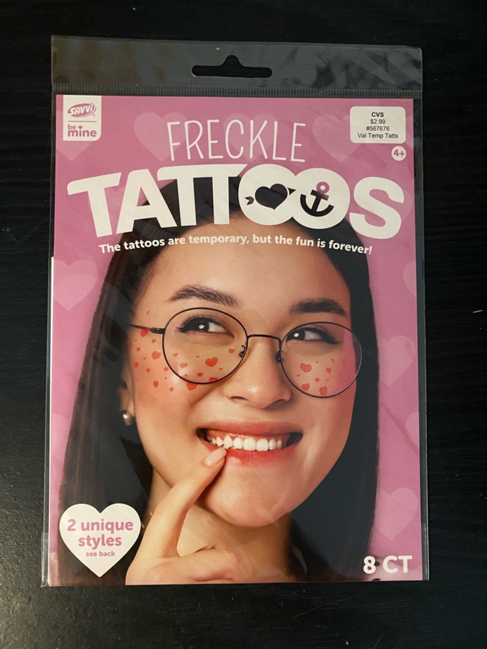 NWT 3 Packs of Freckle Tattoos